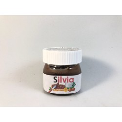 Mini Bote de Nutella con etiqueta personalizada 