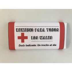 Tableta chocolate “Remedio para todos los males”
